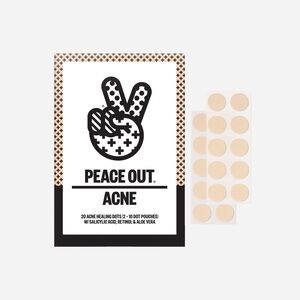 NIB Peace Out Acne - 20 Acne Healing Dots w/Salicylic Acid, Retinol & Aloe Vera